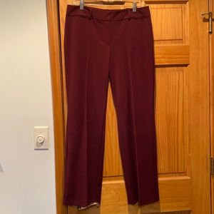 Women’s Loft Burgundy Slacks in Size 8P